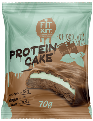 Protein cake "Шоколад-мята" FitKit - фото 5248