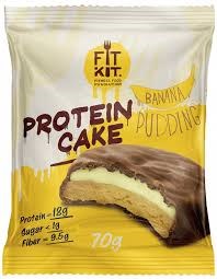 Protein cake "Банановый пудинг" FitKit - фото 5761