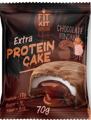 Protein cake "Шоколадный фондан" FitKit - фото 5762
