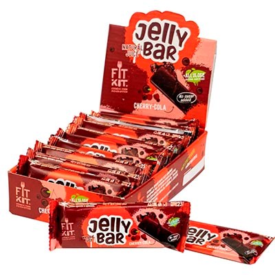 Jelly Bar "Вишня-кола" 23гр. FitKit - фото 6573
